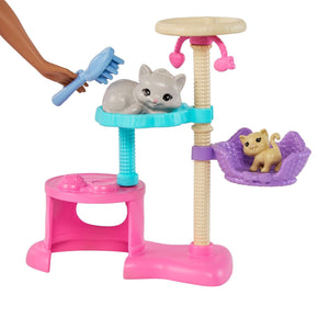 Barbie Kitty Condo Doll and Pets