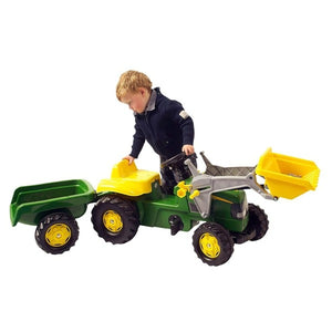 John Deere Kid Tractor, Trailer & Loader