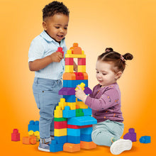 Load image into Gallery viewer, Mega Blocks First Builders Big Building Bag 60 Piece Blue
