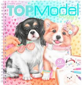 Top Model Doggy Colouring Book