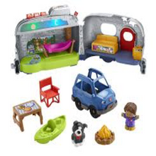 Load image into Gallery viewer, Fisher Price Little People Light - Up Learning Camper
