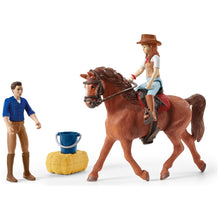Load image into Gallery viewer, Schleich Horse Club Horse Adventures With Car &amp; Trailer 42535
